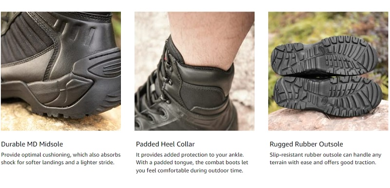7 Black Tactical Boots for Men for Extra Protection-Nortiv8