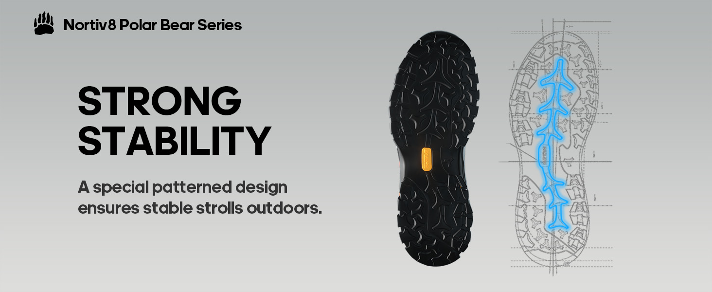 Men's Waterproof Trekking Boots Walking BootsNortiv 8