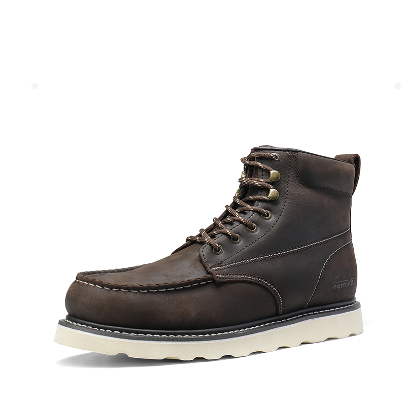 Mens moccasin sales work boots