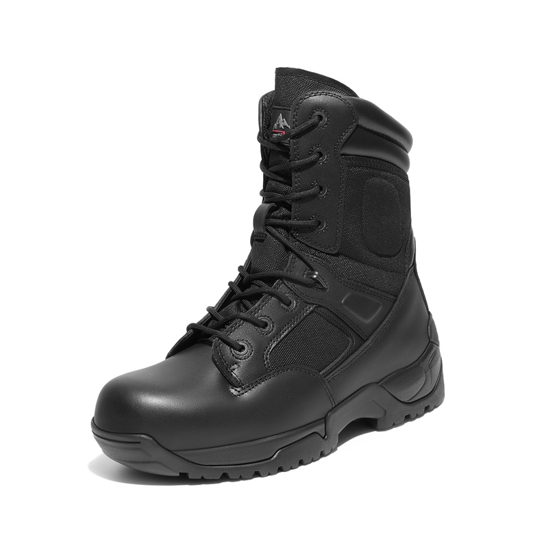 Men's Safety Steel Toe Work Boots-nortiv8shoes