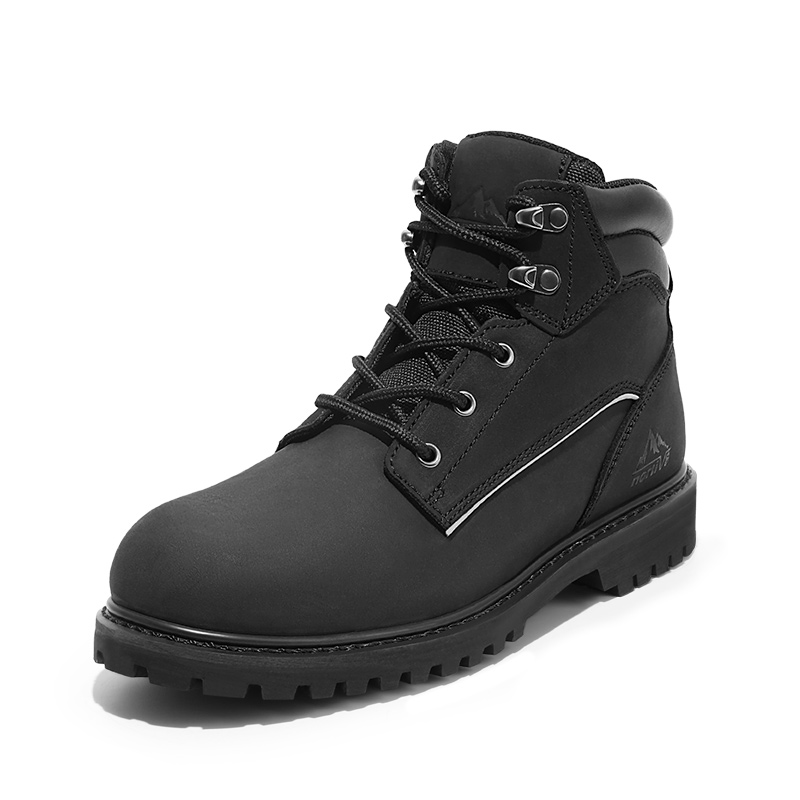 Men's Soft Toe Work Boots Leather BootsNortiv8