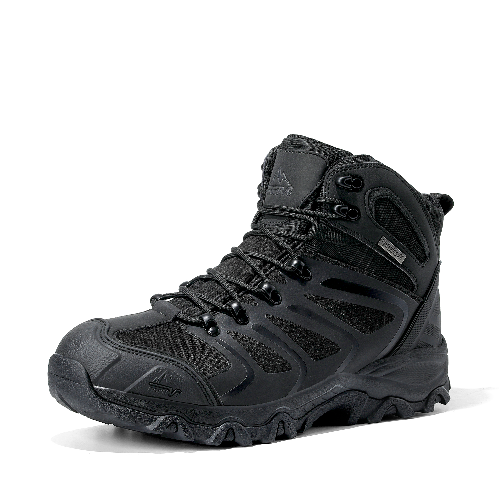 NORTIV 8 Men's Ankle High Waterproof Hiking Boots Outdoor