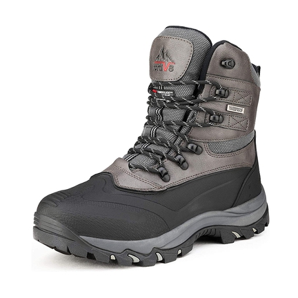 NORTIV 8 Mens 170411 Insulated Waterproof Construction Hiking Winter Snow Boots 