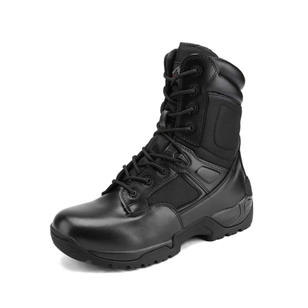 FREE SOLDIER Men’s Tactical Boots 8 Inches Lightweight Combat Boots Durable  Sued