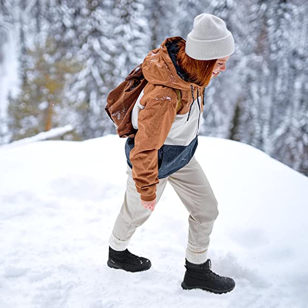 Women's Lace Up Snow Boots Winter BootsNortiv8