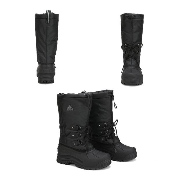 Men's Waterproof Snow Boots Tall Winter BootsNortiv8