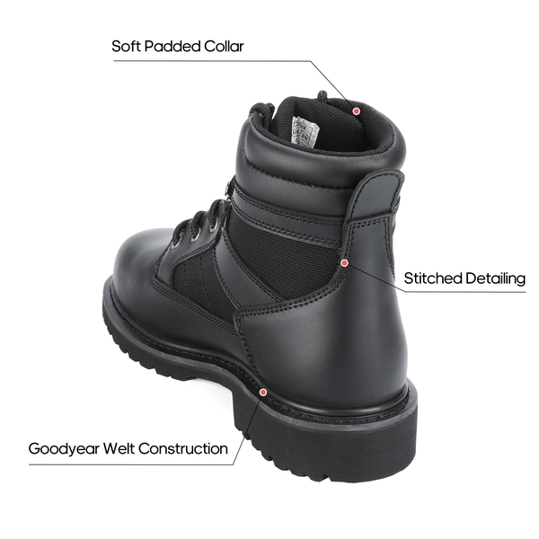 Men's Soft Toe Work Boots Construction BootsNortiv8